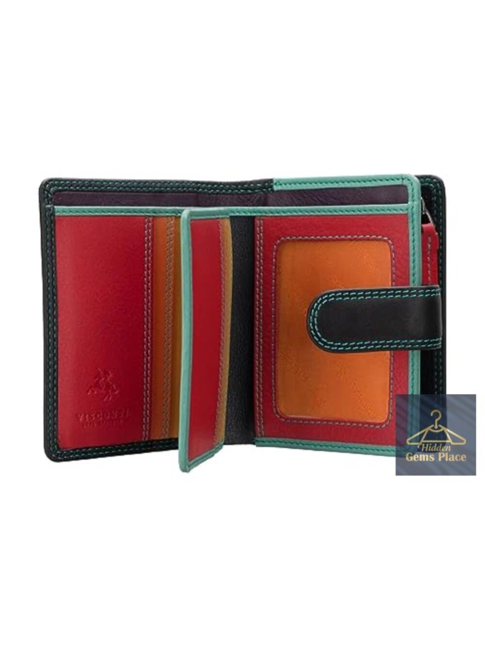 Soft Genuine Leather Small Wallet with RFID Blocking